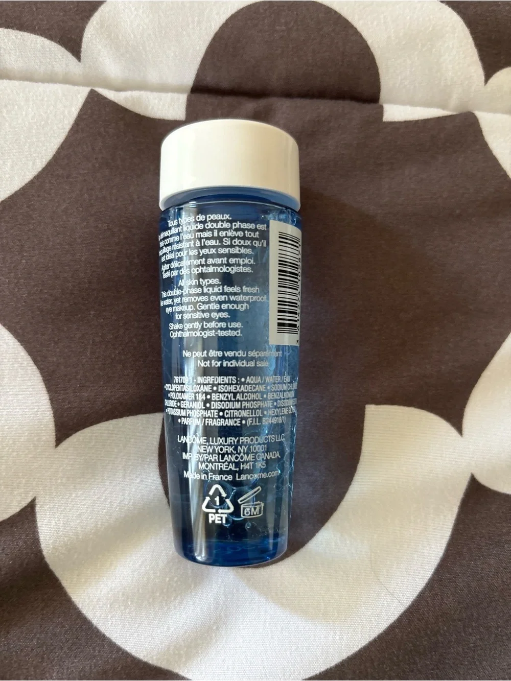 Lancome Paris Bi-Facil Double Action Eye Makeup Remover 1.69 fl oz New